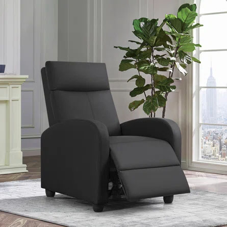 sykora leather recliner