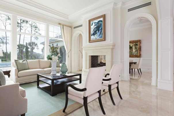Traditional Elegant Living Room Design