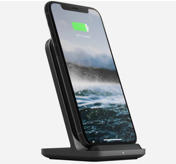 Base Station Stand with iPhone