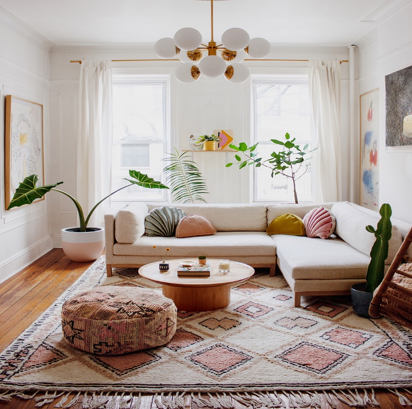 Bohemian Living Room Design 