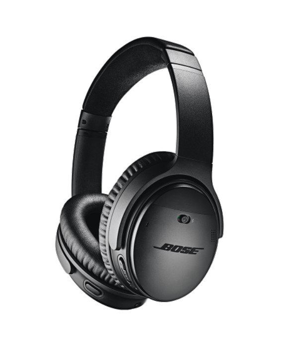 Bose quietcomfort headphones in black