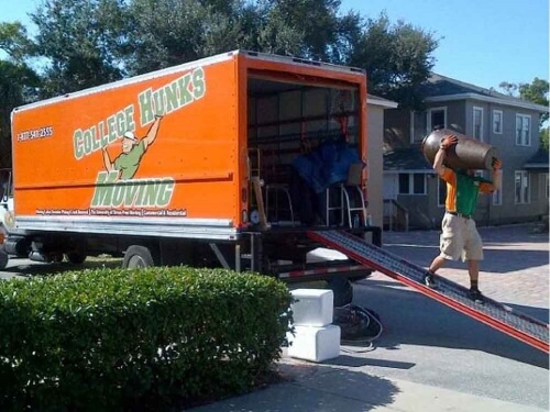 A College Hunk helping move