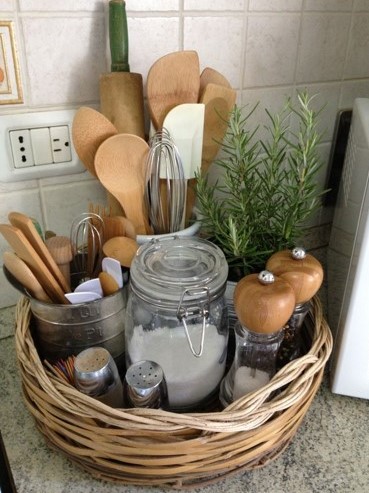 decorative kitchen basket