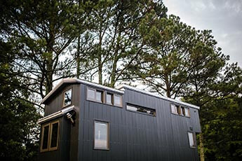 The "industrial" tiny home, exterior