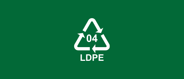 LDPE recycle symbol