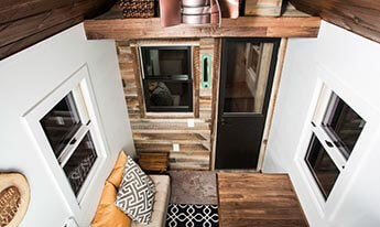 The "lumber" tiny home, interior