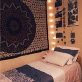 Boho Style Dorm Room