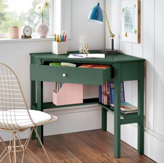 Green Suri corner desk