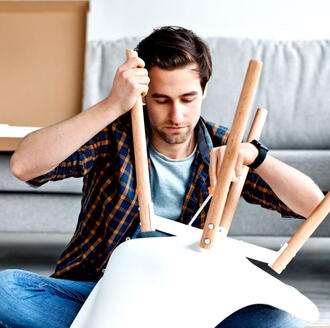 taking furniture apart