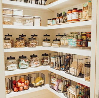 Organized Pantry 
