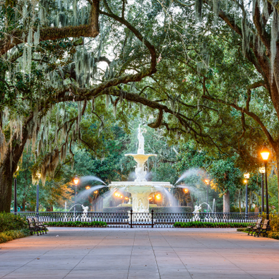 Fountain in Savannah, Georgia