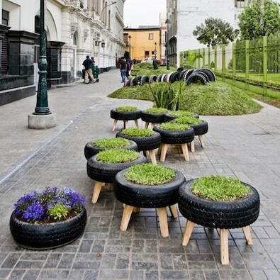 recycling tires