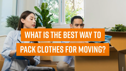 What is the best way to pack clothes for moving?