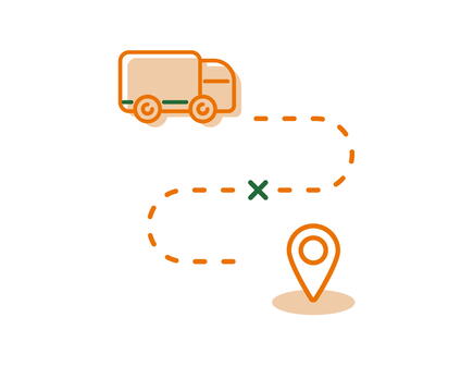 long distance moving icon
