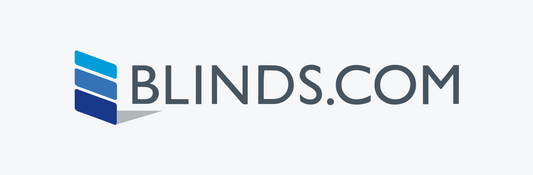 Blinds.com logo.