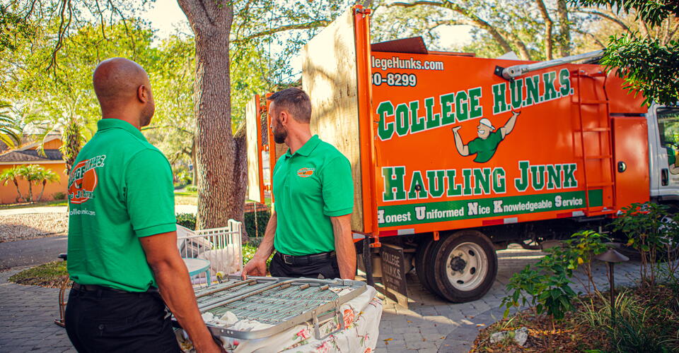 Scrap Metal Pickup & Recycling | College HUNKS Hauling Junk & Moving