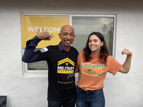 College Hunks Hauling Junk Moving Featured In Military Makeover With Montel College Hunks Hauling Junk Franchise Blog